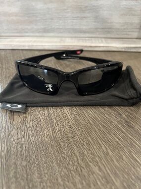 Oakley Women's Gloss Black Wrap Sunglasses